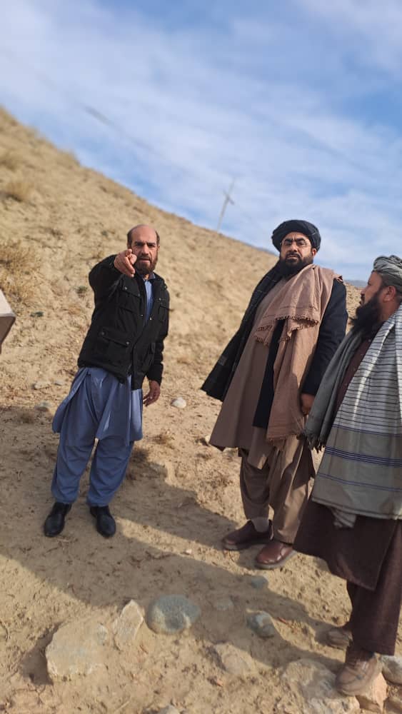 روند خط‌اندازی زمین‌های پارک صنعتی دوا در ولسوالی میربچه‌کوت کابل آغاز گردید: