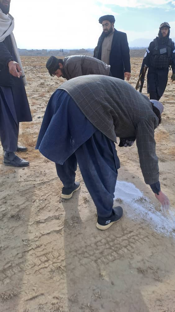 روند خط‌اندازی زمین‌های پارک صنعتی دوا در ولسوالی میربچه‌کوت کابل آغاز گردید: